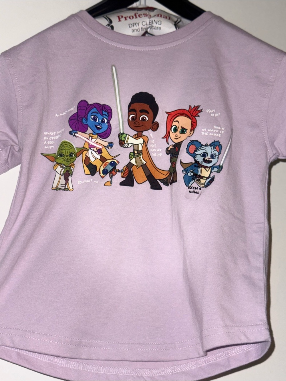Kids Star Wars Light Purple Graphic Tee